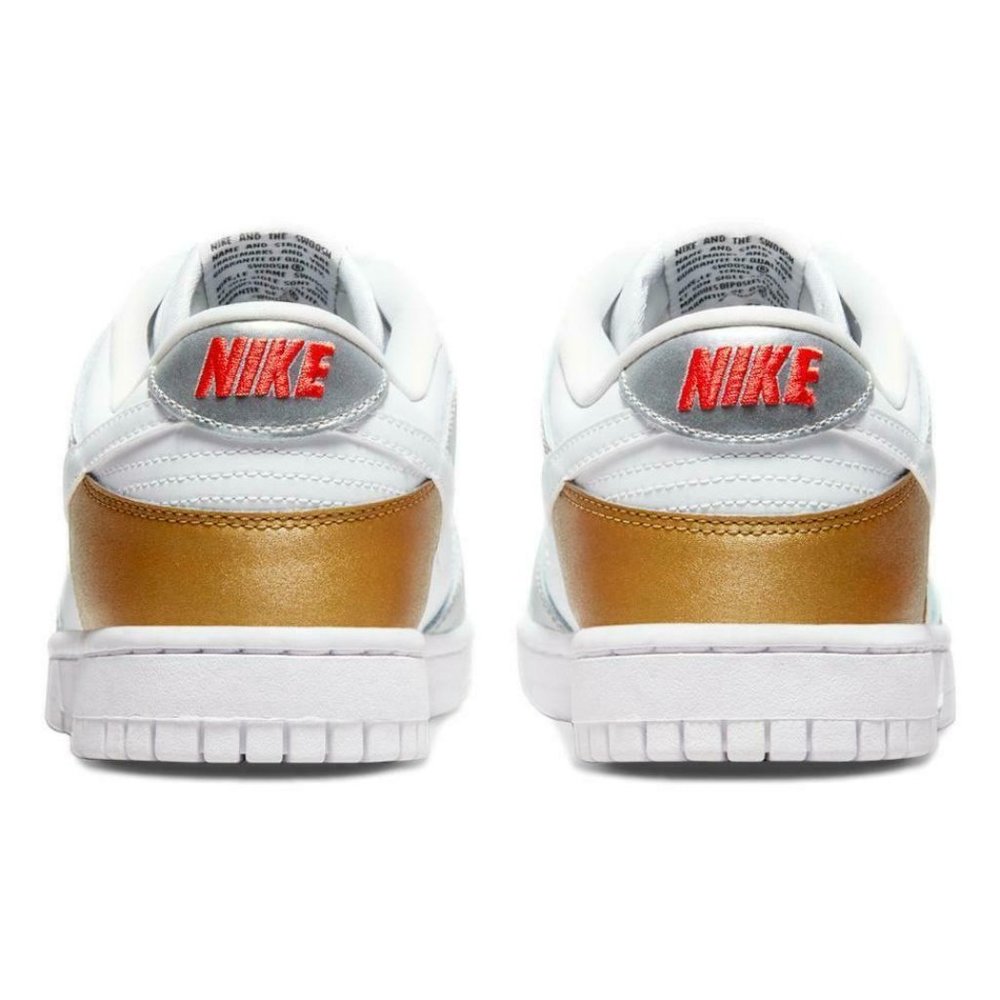 Nike Dunk Low SE Women's Sneaker Shoe Limited Training Metallic DH4403-700 - Picture 7 of 14